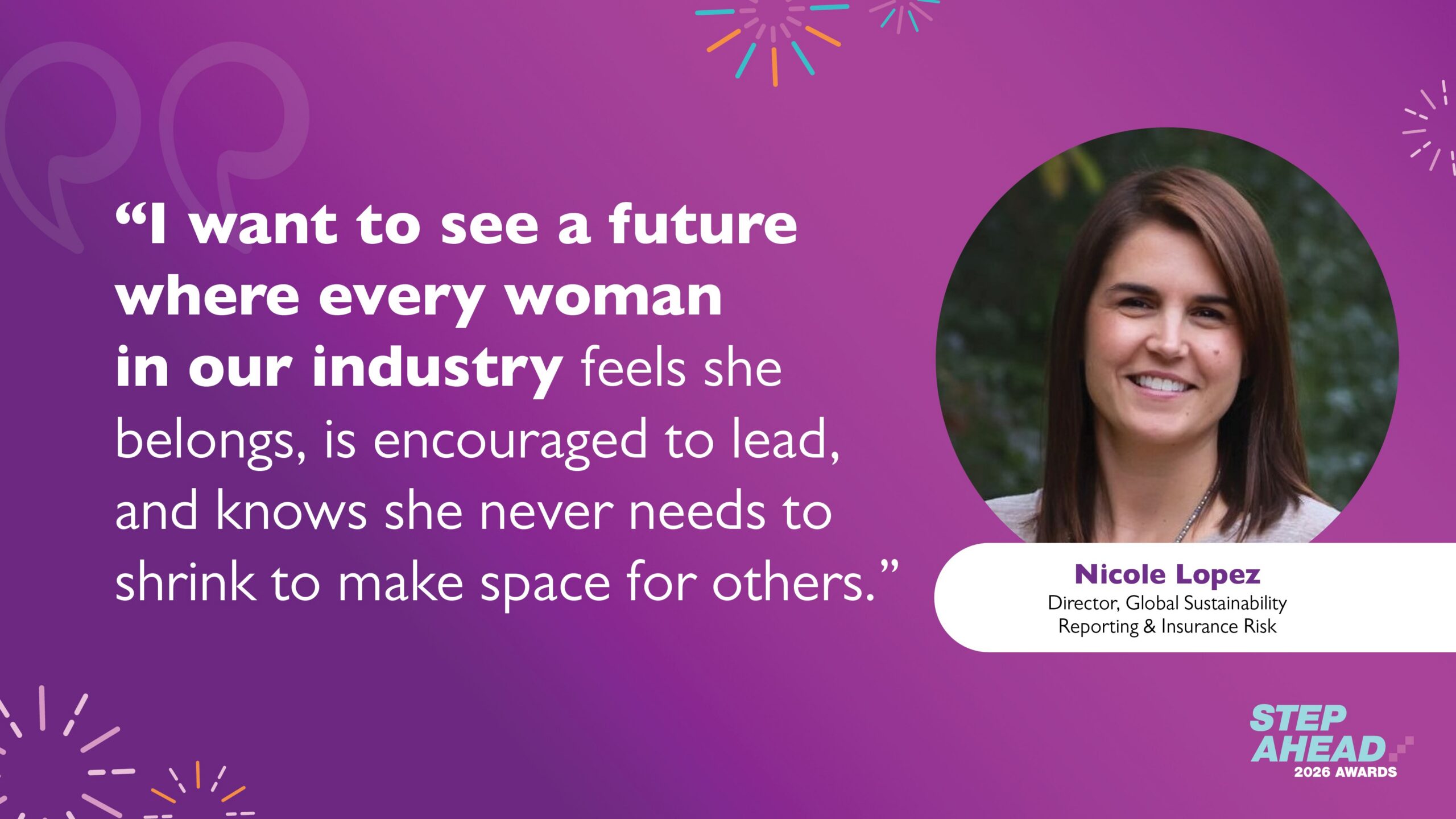 Nicole Lopez Step Honoree